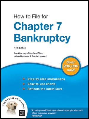 cover image of How to File for Chapter 7 Bankruptcy 
